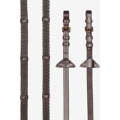 LeMieux Redini Soft Rubber with Stoppers Havana/Brass
