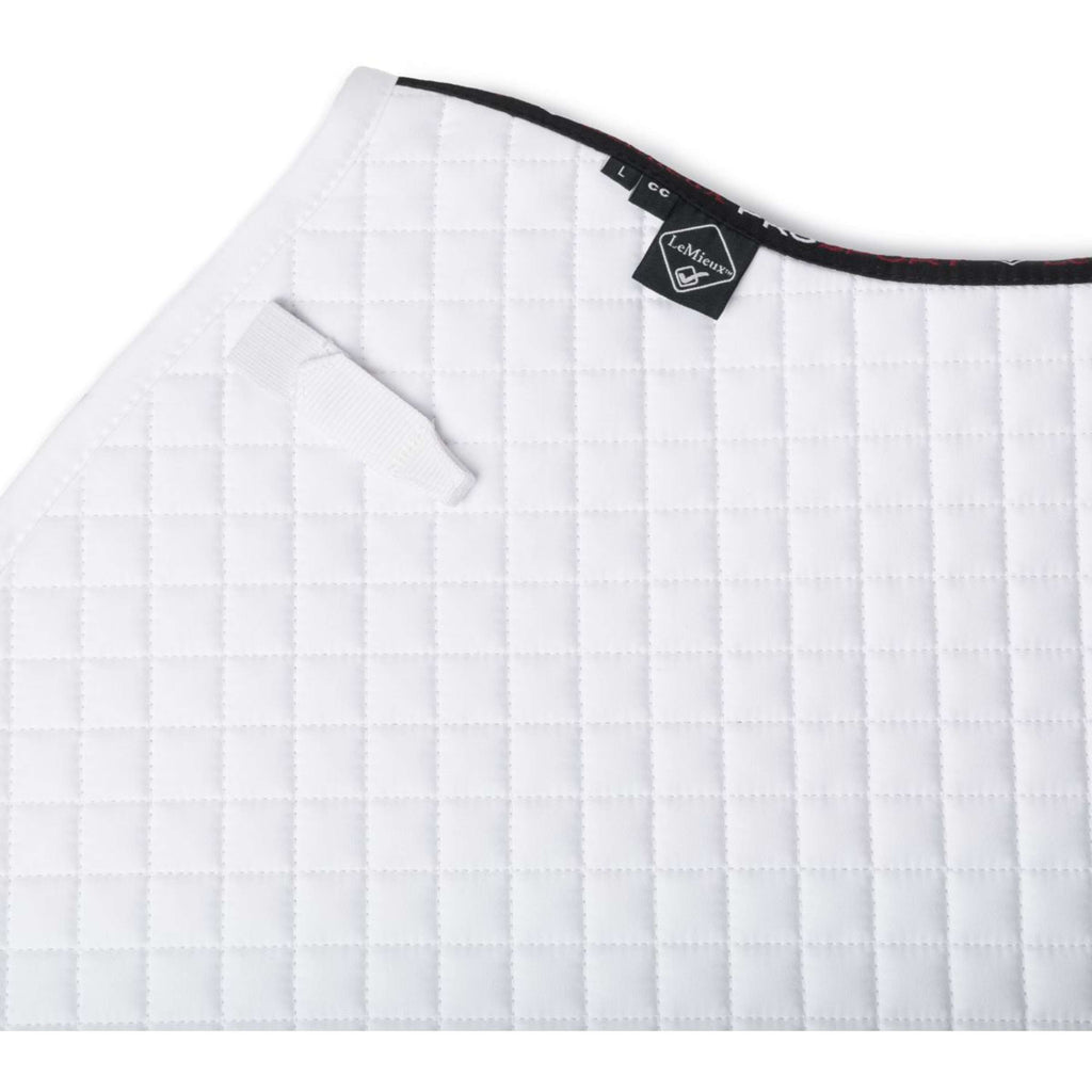 LeMieux Sottosella Cotton Half Square Close Contact Bianco