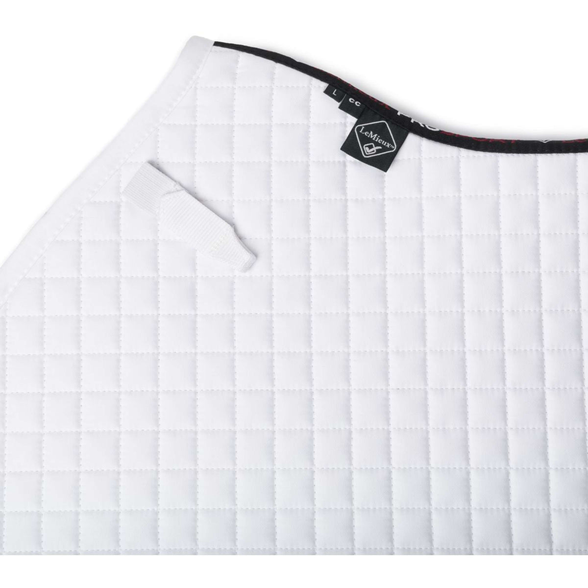 LeMieux Sottosella Cotton Half Square Close Contact Bianco