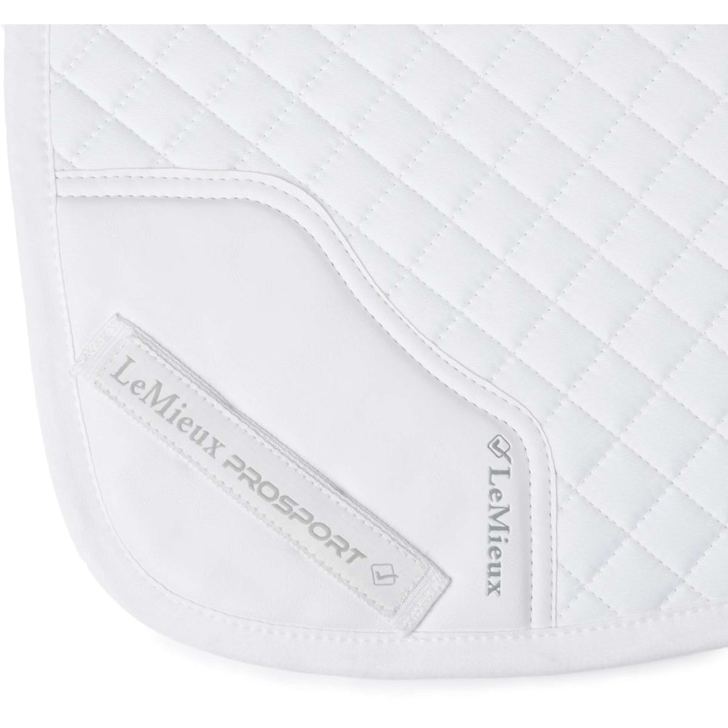 LeMieux Sottosella Cotton Half Square Close Contact Bianco