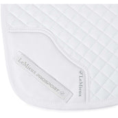 LeMieux Sottosella Cotton Half Square Close Contact Bianco