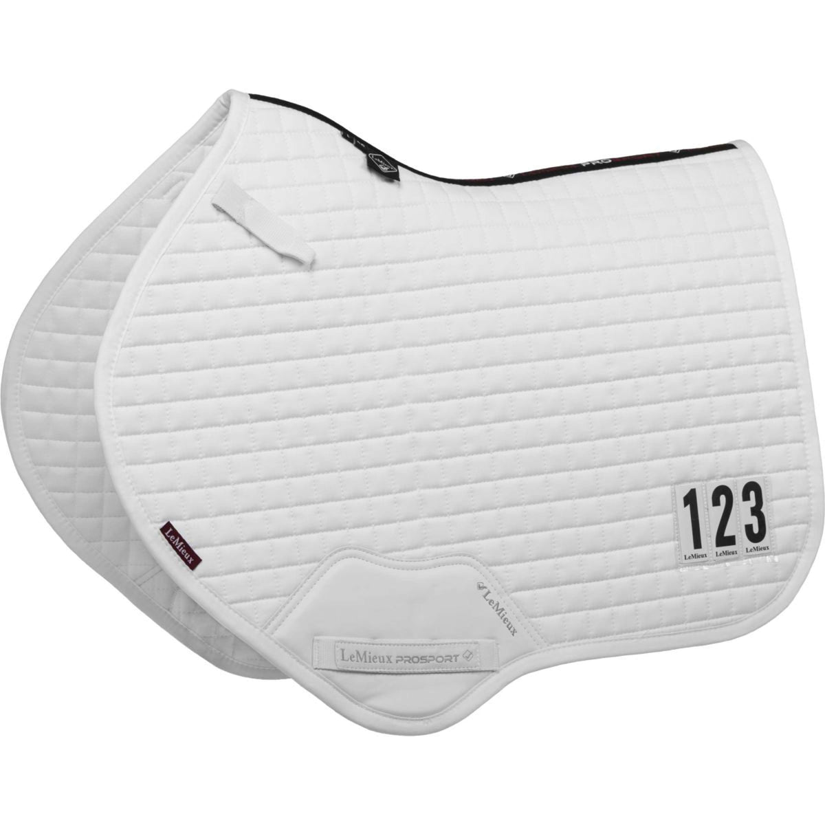 LeMieux Sottosella Cotton Competition Square Close Contact Bianco