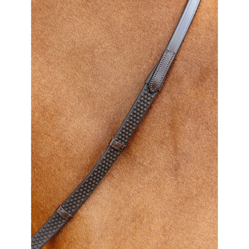 LeMieux Redini Soft Rubber with Stoppers Havana/Brass