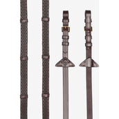 LeMieux Redini Soft Rubber with Stoppers Havana/Brass