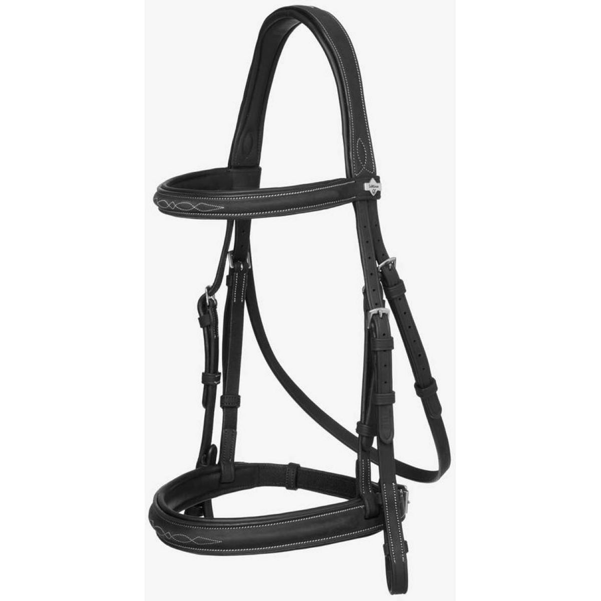 LeMieux Briglia Stitched Hunter Nero Argento