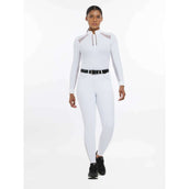 LeMieux Pantaloni da equitazione Victoria con grip in silicone Bianco