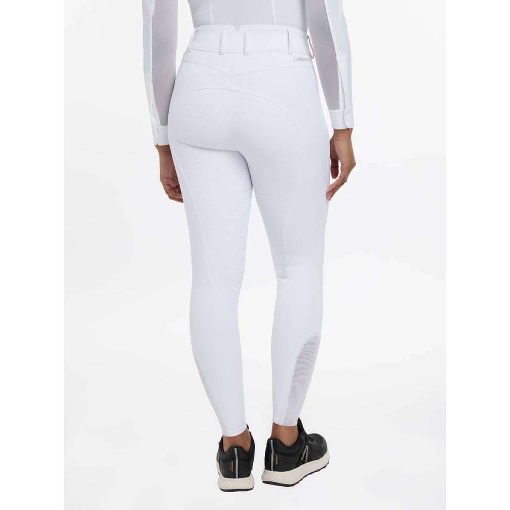 LeMieux Pantaloni da equitazione Victoria con grip in silicone Bianco
