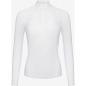 LeMieux Maglietta da Competizione Emily Maniche Lunghe Bianco