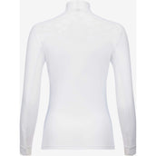 LeMieux Maglietta da Competizione Emily Maniche Lunghe Bianco