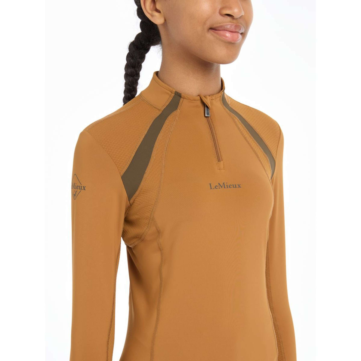 LeMieux Strato di base Young Rider Mia Mesh Ginger