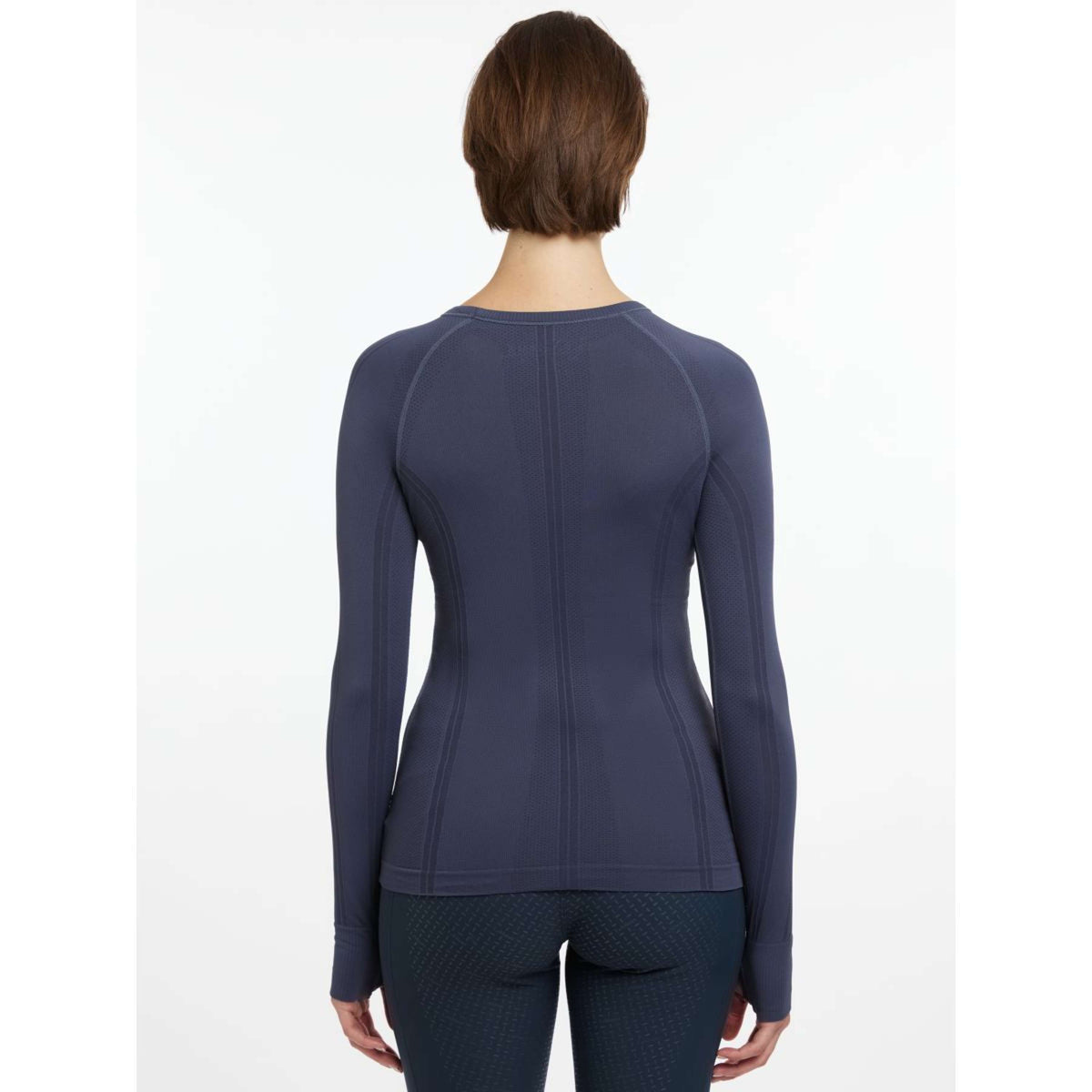 LeMieux Shirt Britney Seamless Maniche Lunghe Blu crepuscolo
