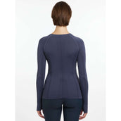 LeMieux Shirt Britney Seamless Maniche Lunghe Blu crepuscolo