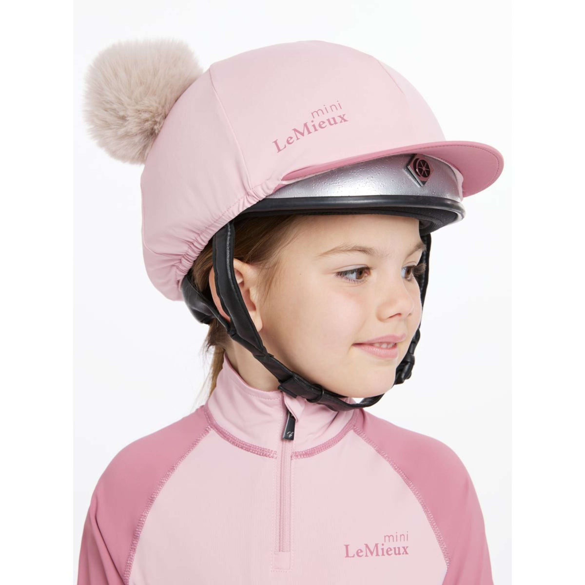 LeMieux CappelloSeta Double Pom Bambini Fiore