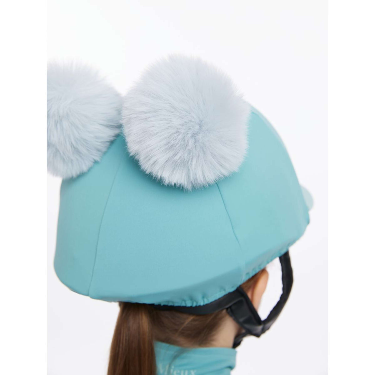 LeMieux CappelloSeta Double Pom Bambini Laguna