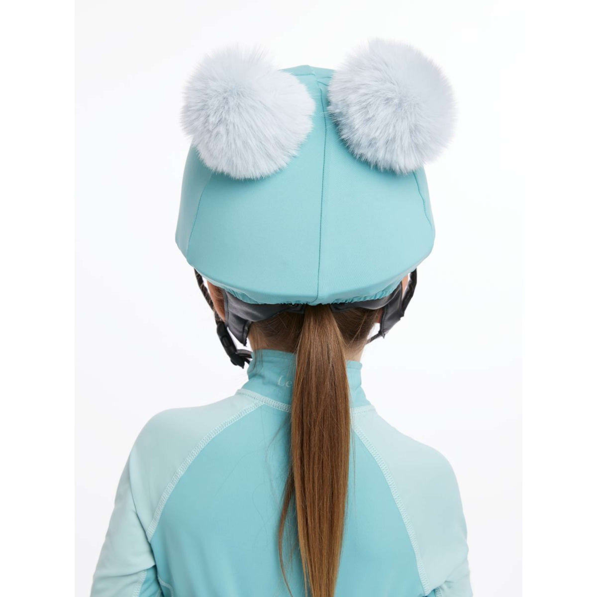 LeMieux CappelloSeta Double Pom Bambini Laguna