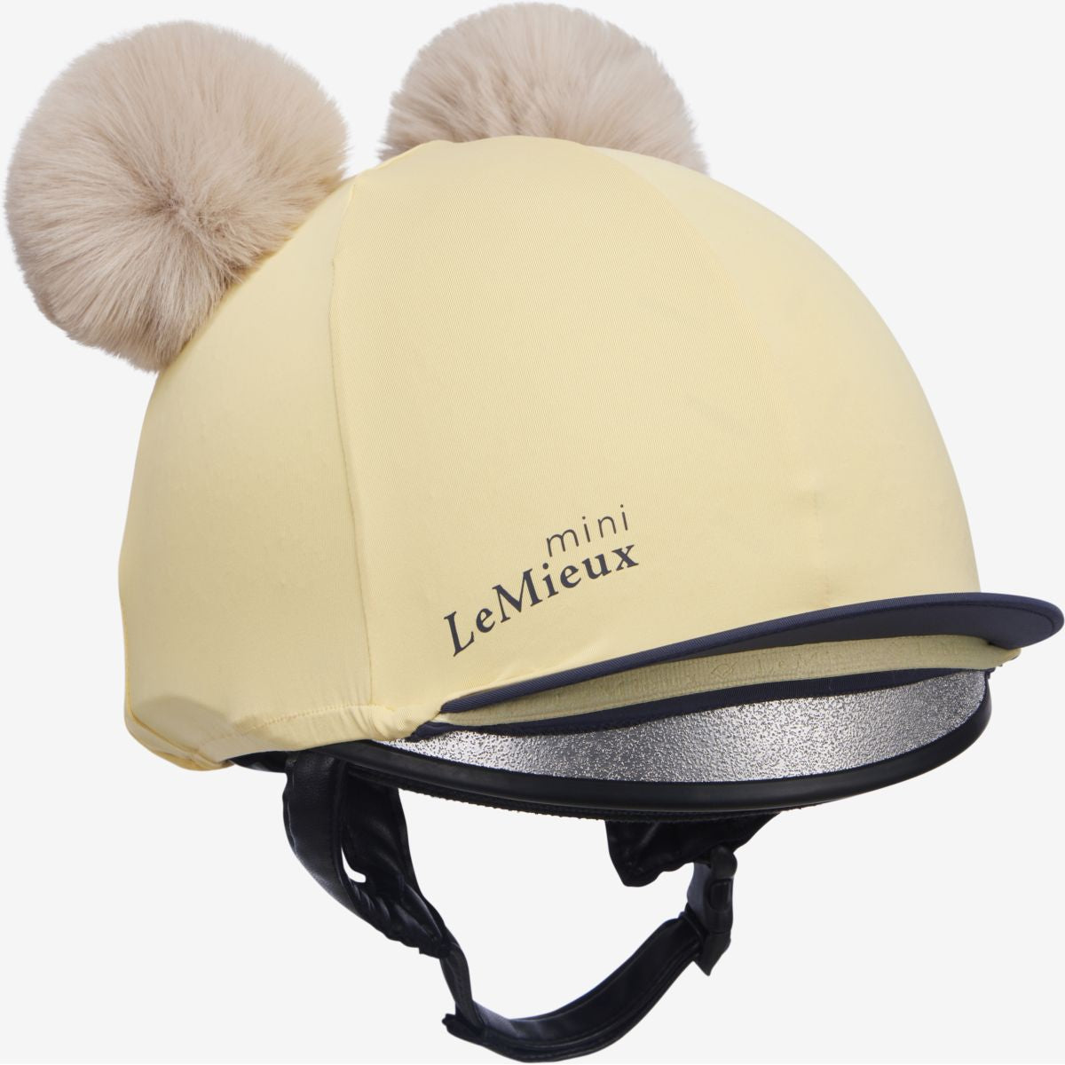 LeMieux CappelloSeta Double Pom Bambini Mimosa