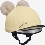 LeMieux CappelloSeta Double Pom Bambini Mimosa