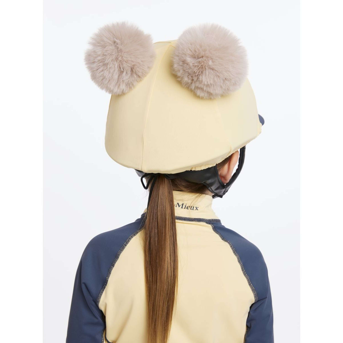 LeMieux CappelloSeta Double Pom Bambini Mimosa