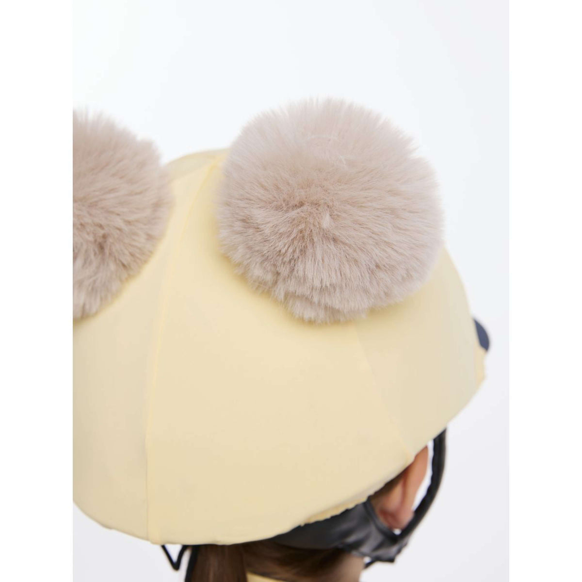 LeMieux CappelloSeta Double Pom Bambini Mimosa
