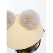 LeMieux CappelloSeta Double Pom Bambini Mimosa