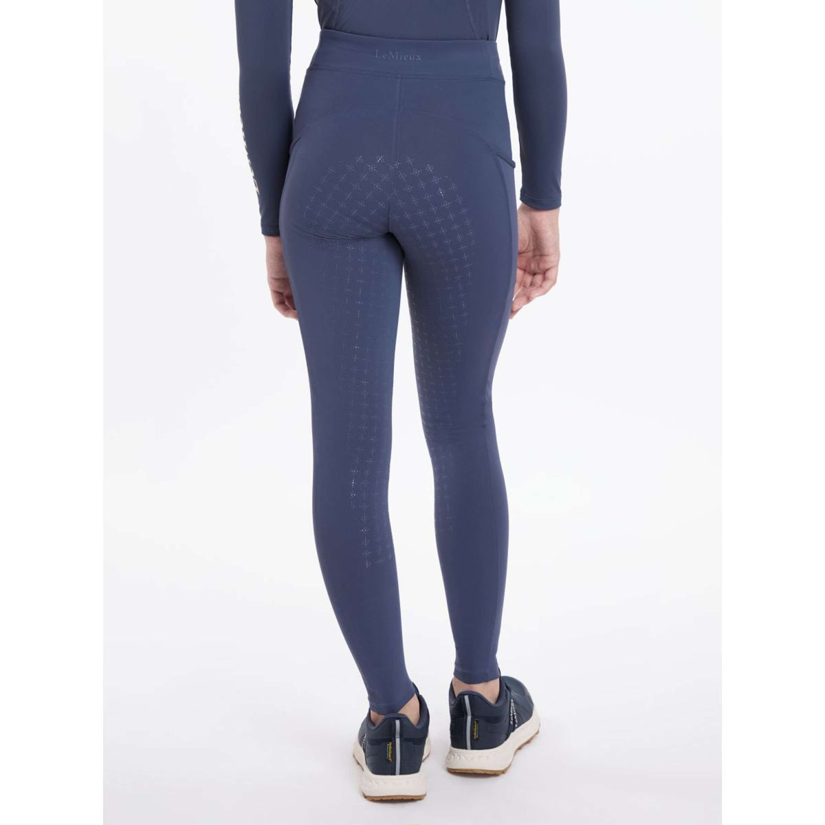 LeMieux Leggings da Equitazione Orla Bambini Blu crepuscolo