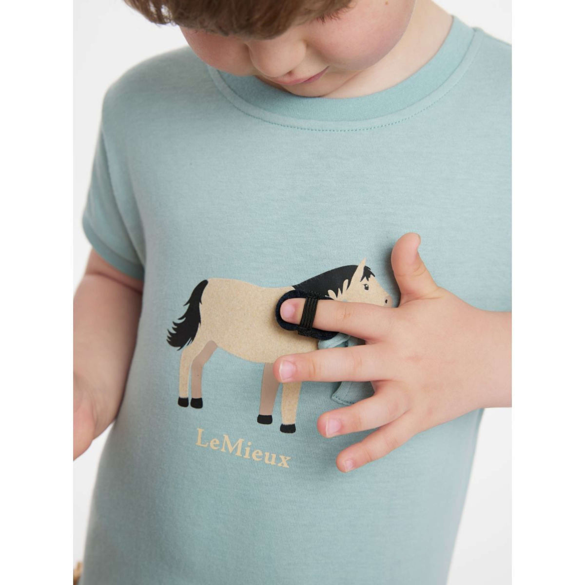 LeMieux T-Shirt Alex Tee Bambini Acqua