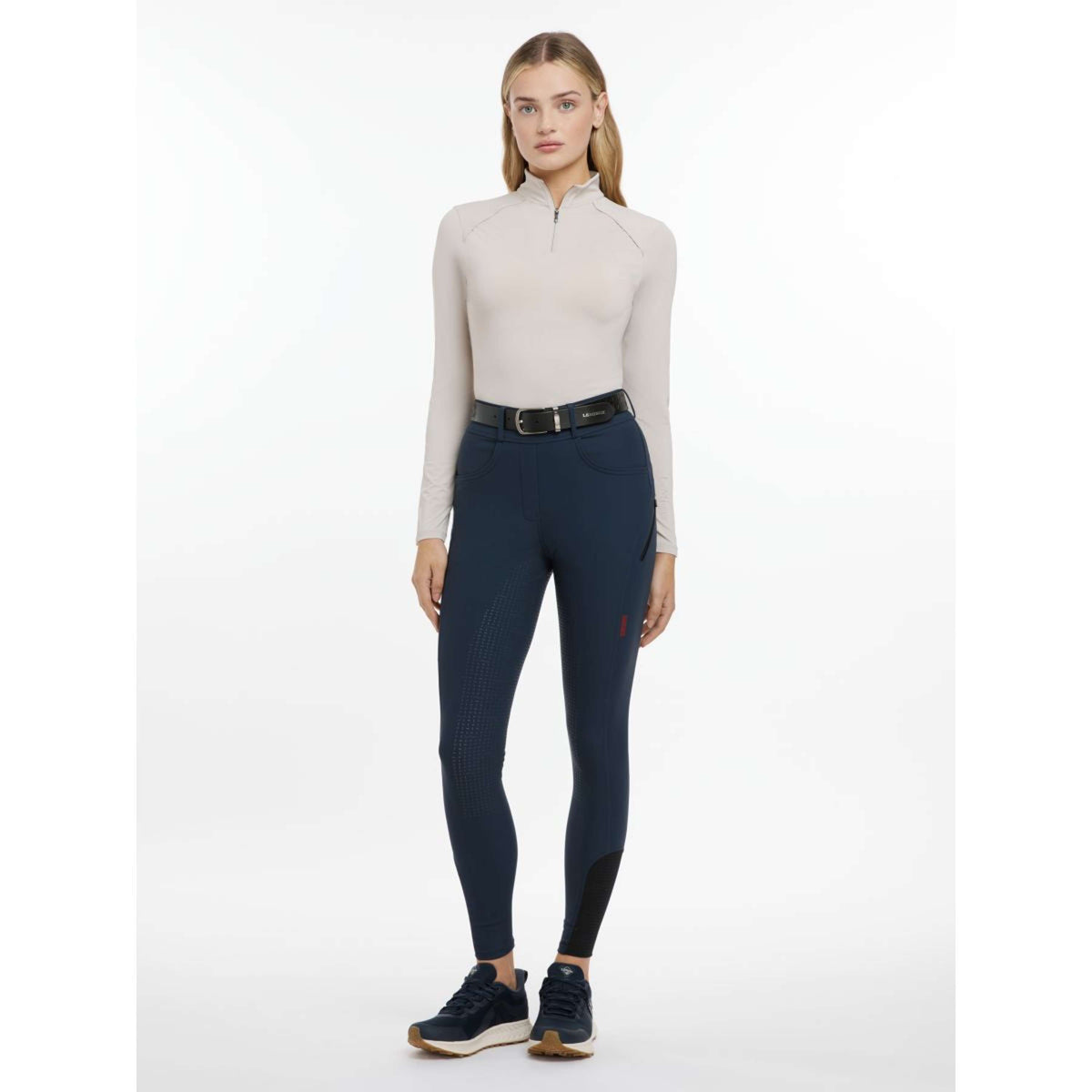 LeMieux Leggings da Equitazione Amy Navy