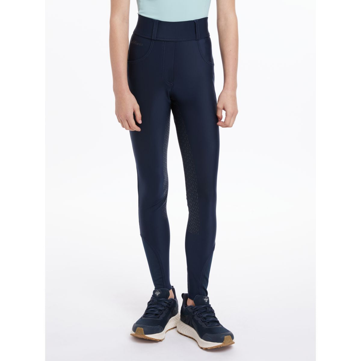 LeMieux Leggings da Equitazione Remi Bambini Navy