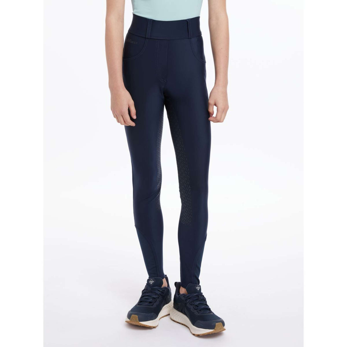 LeMieux Leggings da Equitazione Remi Bambini Navy