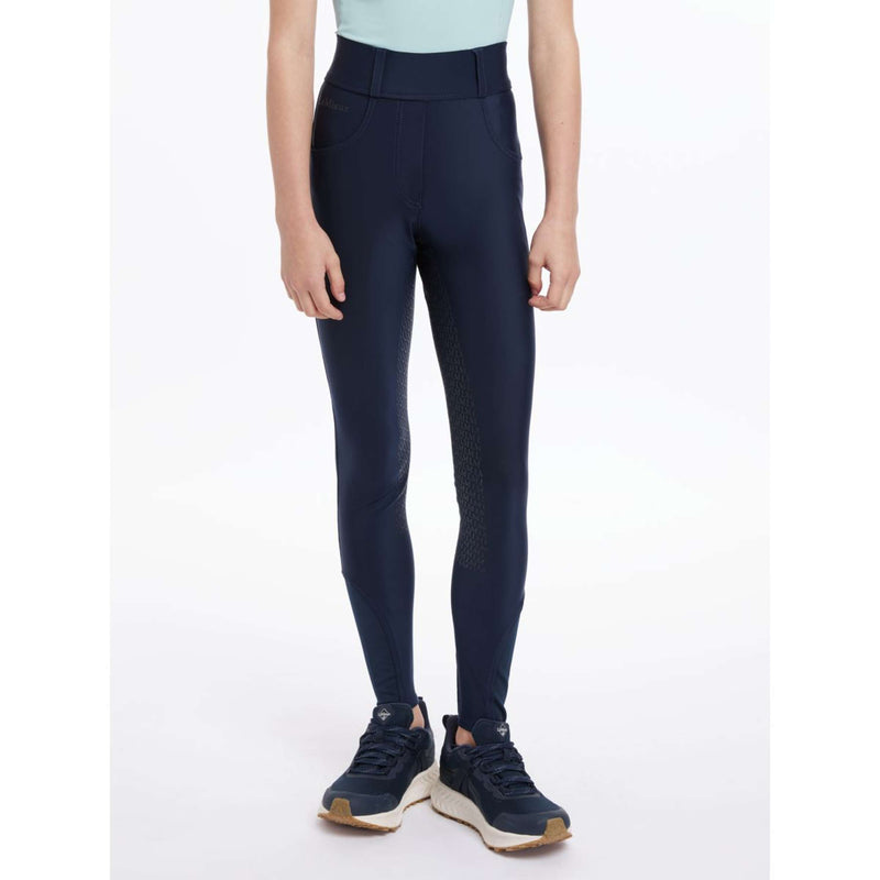LeMieux Leggings da Equitazione Remi Bambini Navy