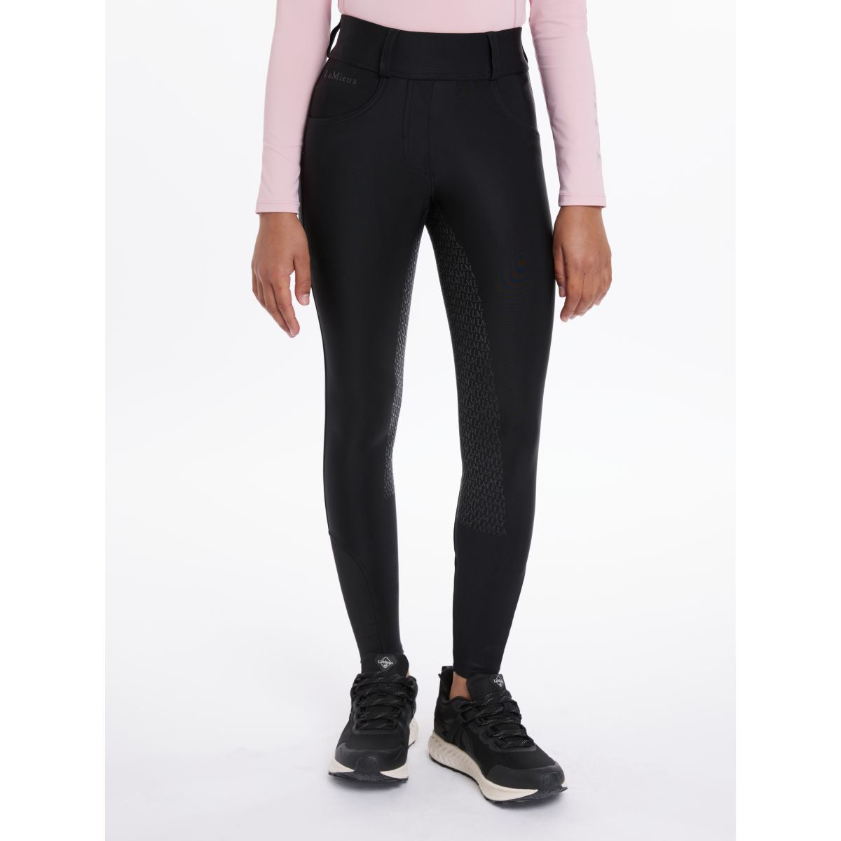 LeMieux Leggings da Equitazione Remi Bambini Nero
