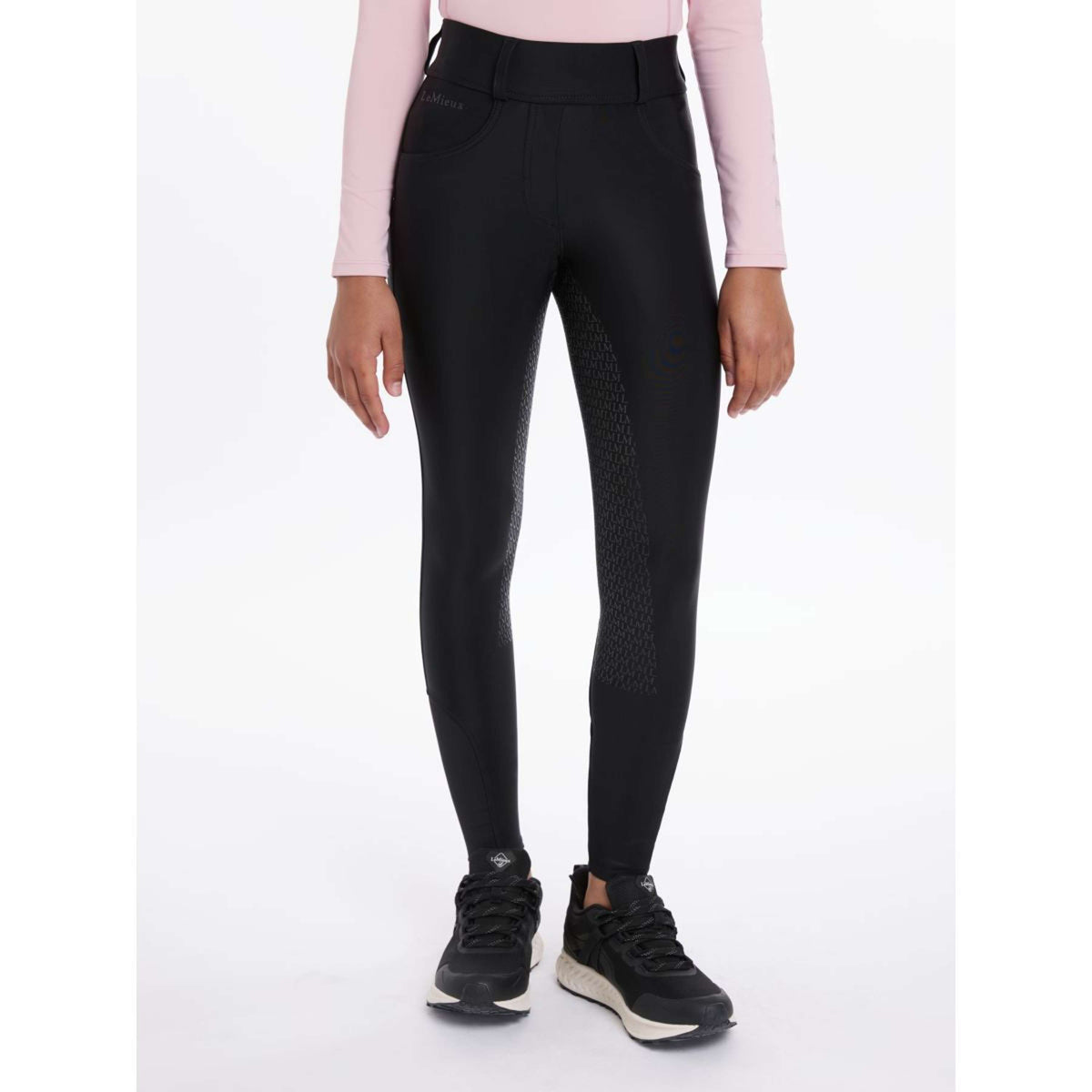 LeMieux Leggings da Equitazione Remi Bambini Nero