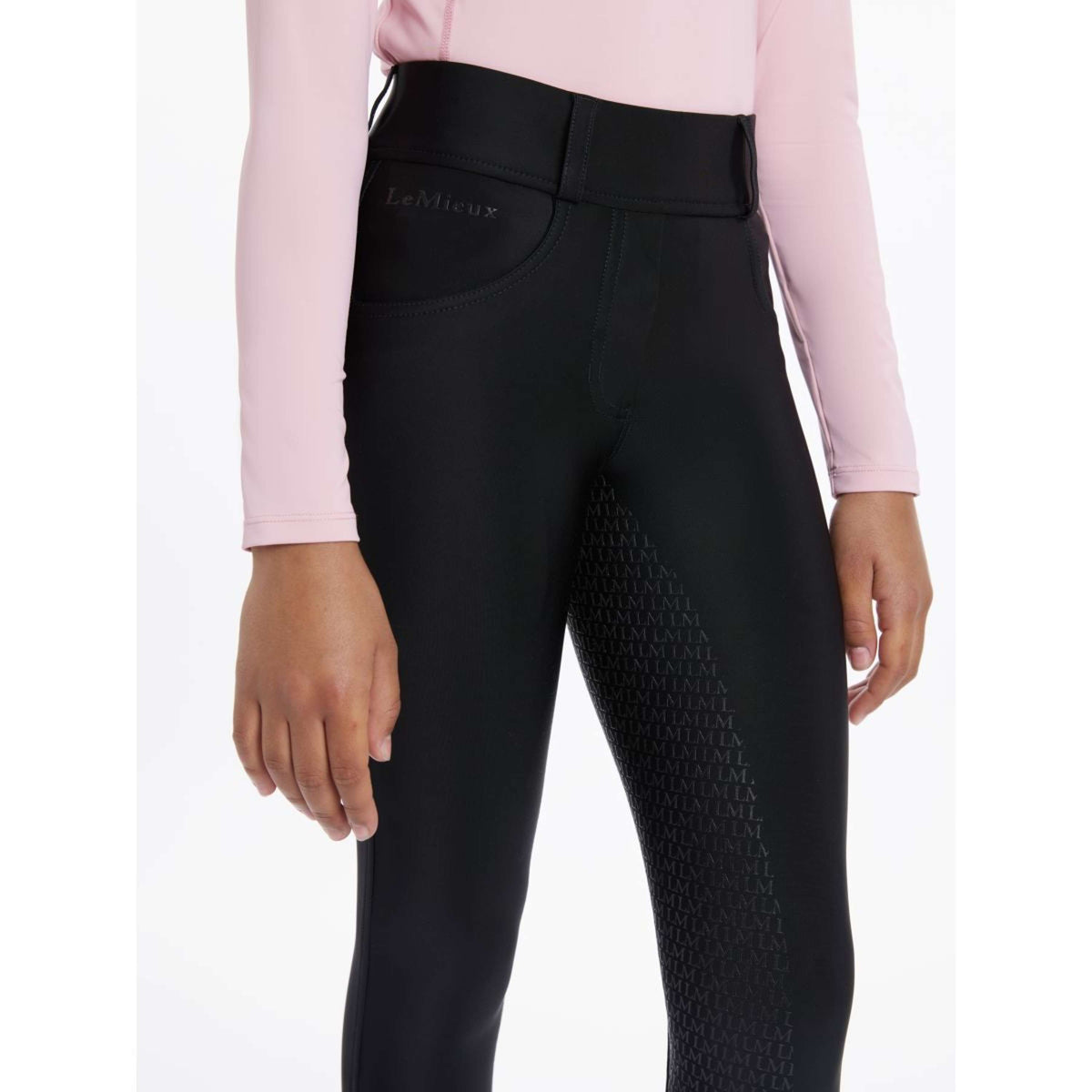 LeMieux Leggings da Equitazione Remi Bambini Nero