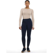 LeMieux Leggings da Equitazione Lydia Mesh Navy