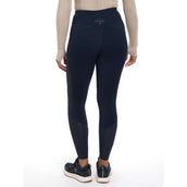 LeMieux Leggings da Equitazione Lydia Mesh Navy