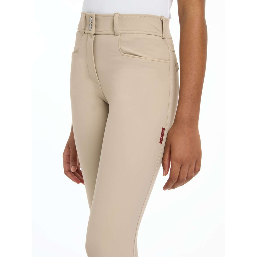 LeMieux Calzoni Izzy Kids Full Grip Almond