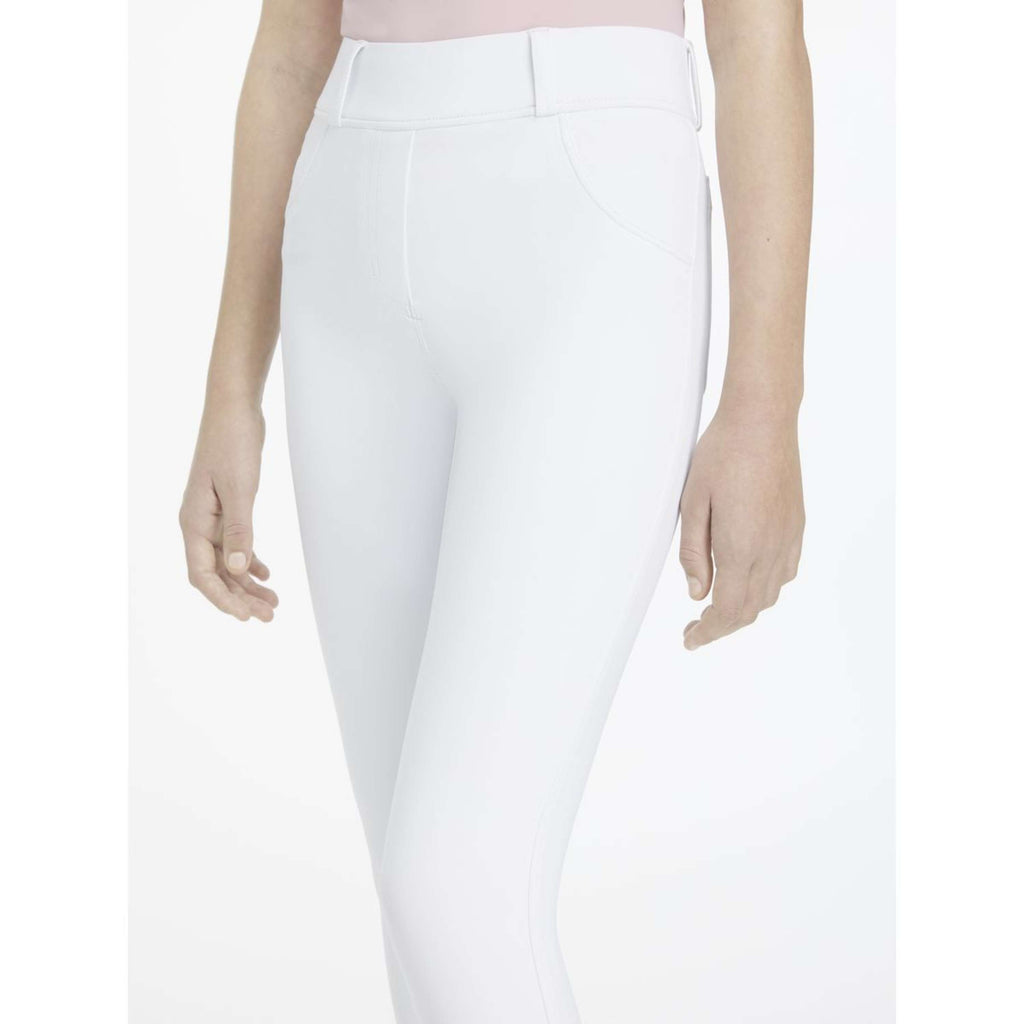LeMieux Leggings da Equitazione Remi Bambini Bianco