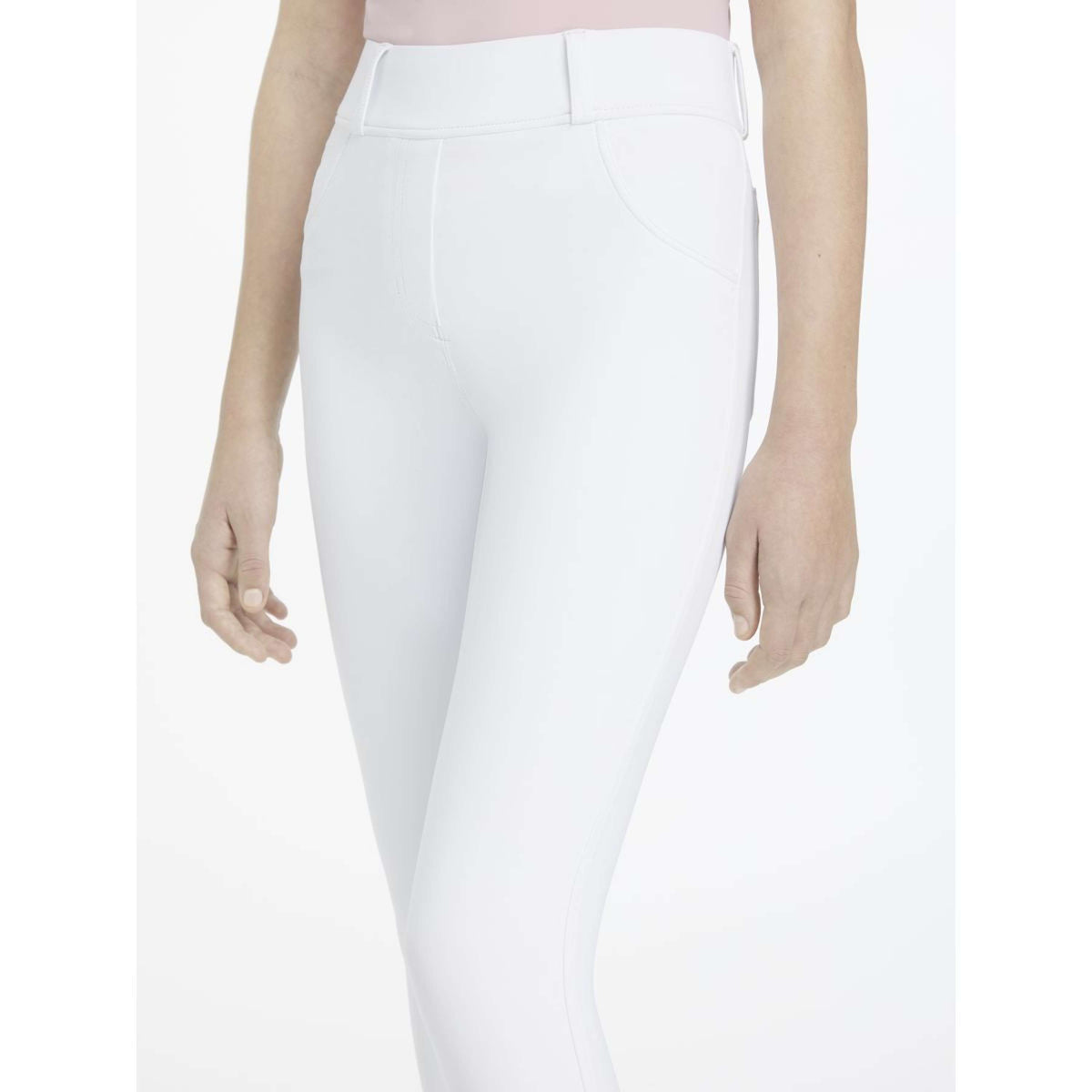 LeMieux Leggings da Equitazione Remi Bambini Bianco