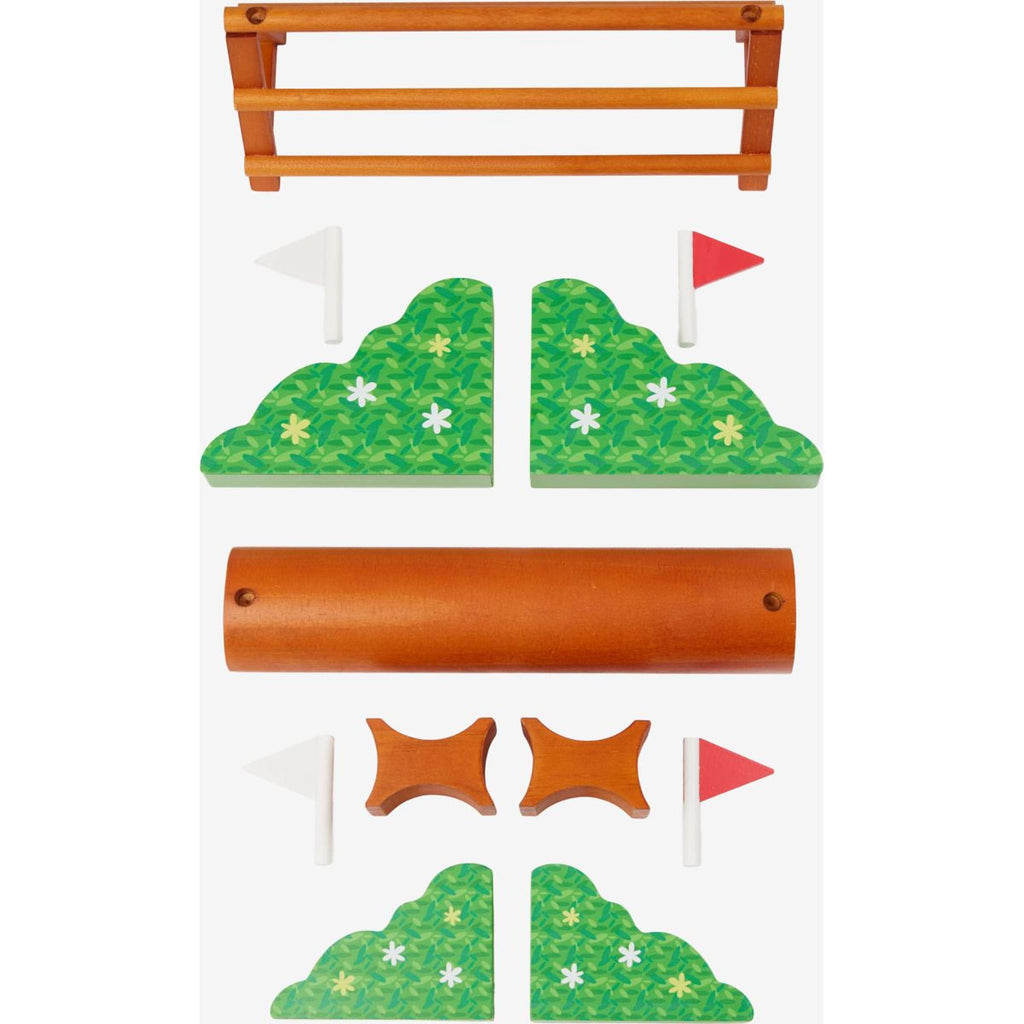 LeMieux Toy Pony XC Jump Set Verde/Marrone