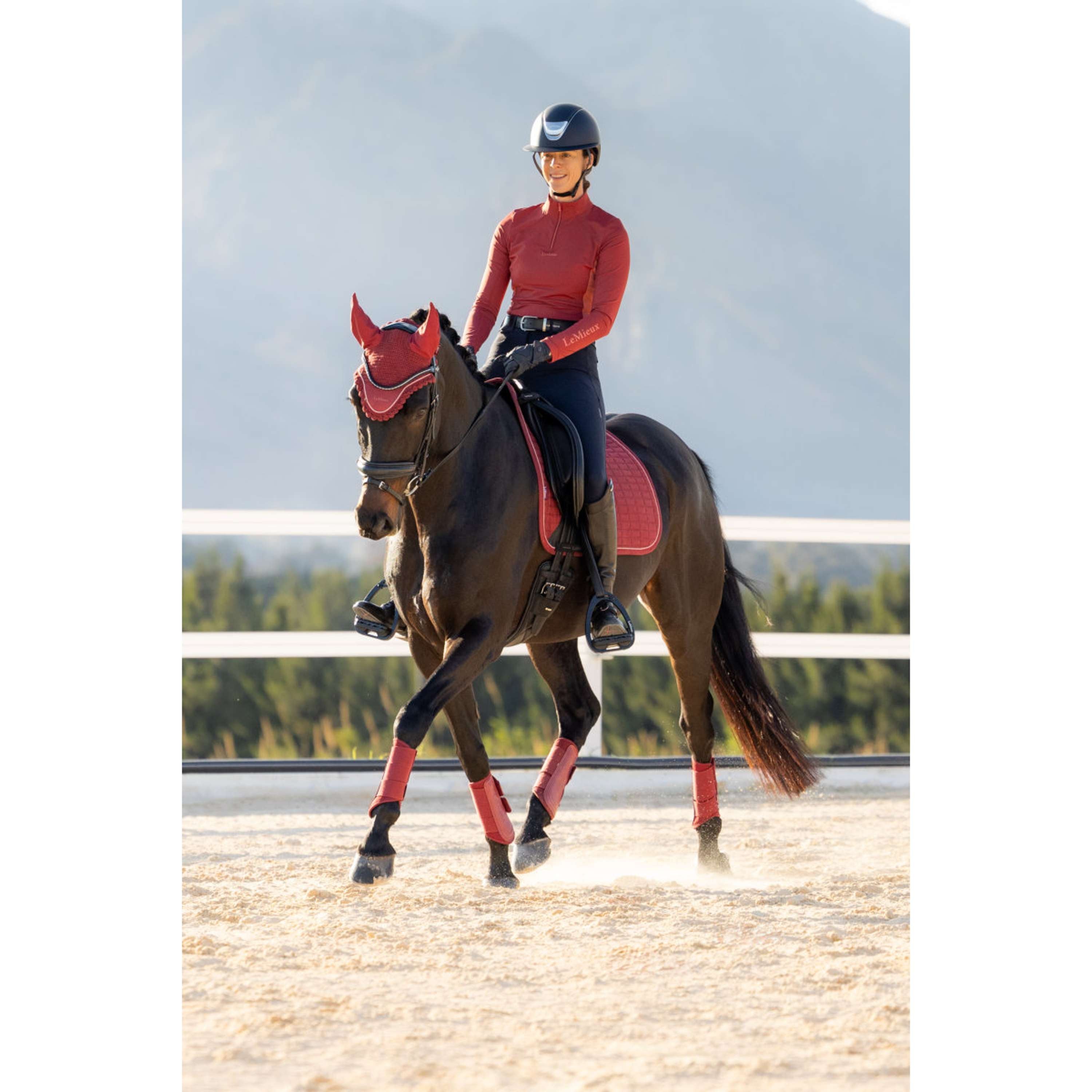 LeMieux Sottosella Suede Square Dressage Russet