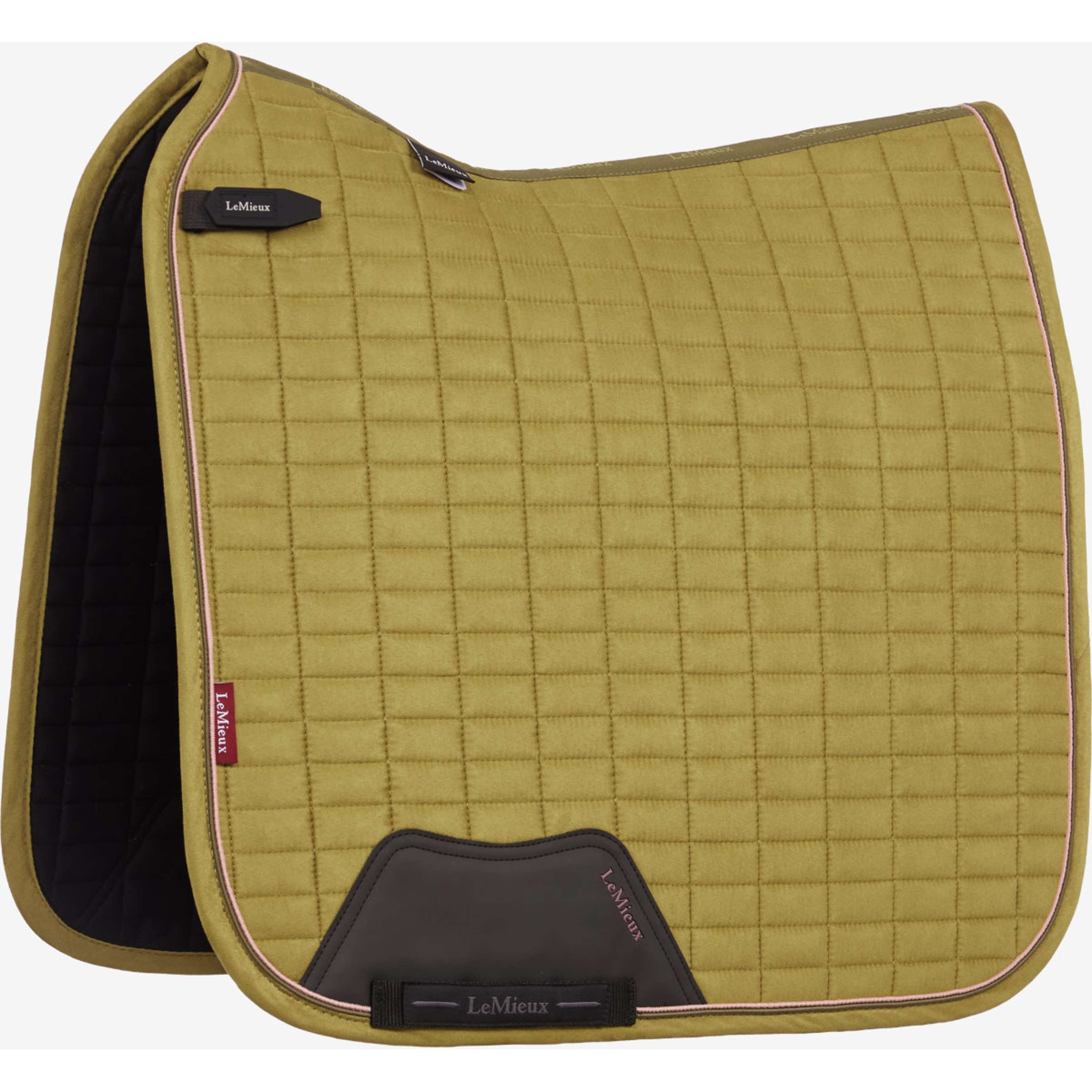 LeMieux Sottosella Suede Square Dressage Gooseberry