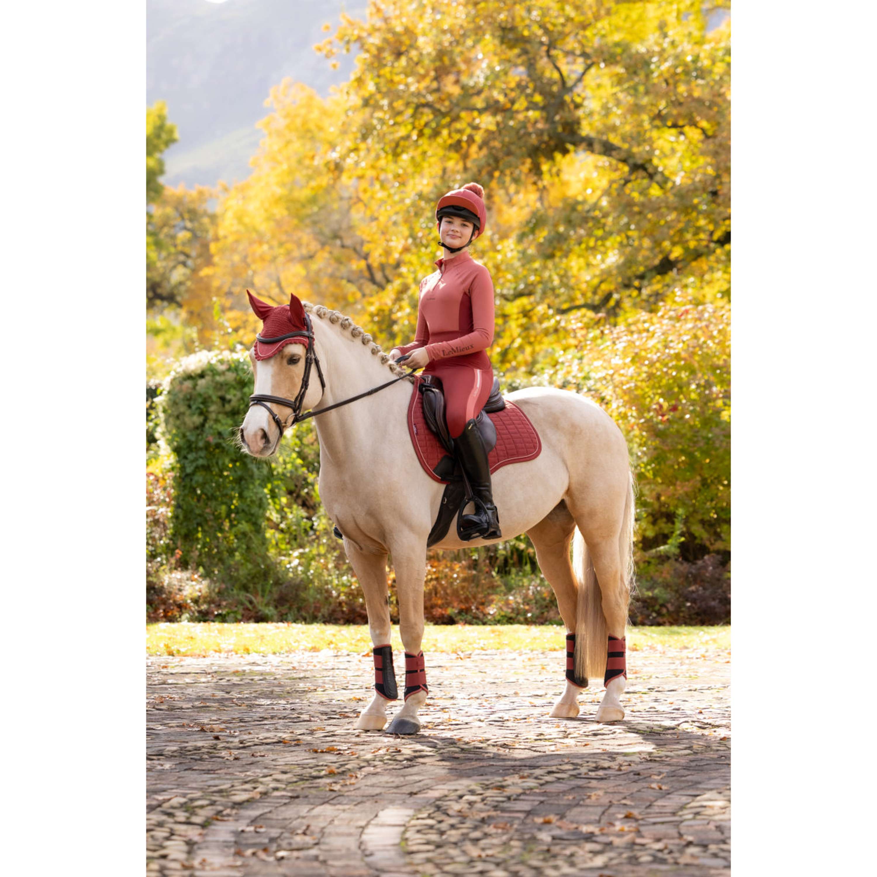 LeMieux Sottosella Suede Square Tutto Uso Russet