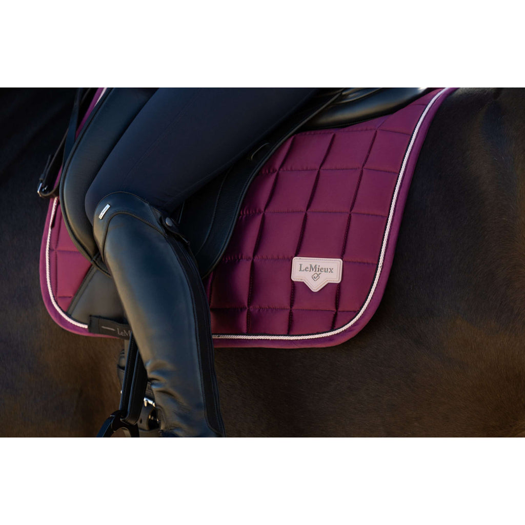 LeMieux Sottosella Loire Classic Square Dressage Blackberry