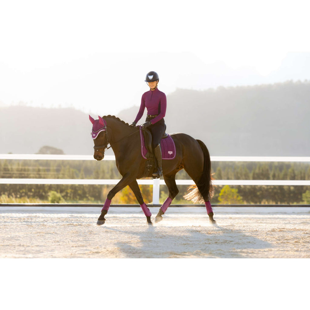 LeMieux Sottosella Loire Classic Square Dressage Blackberry