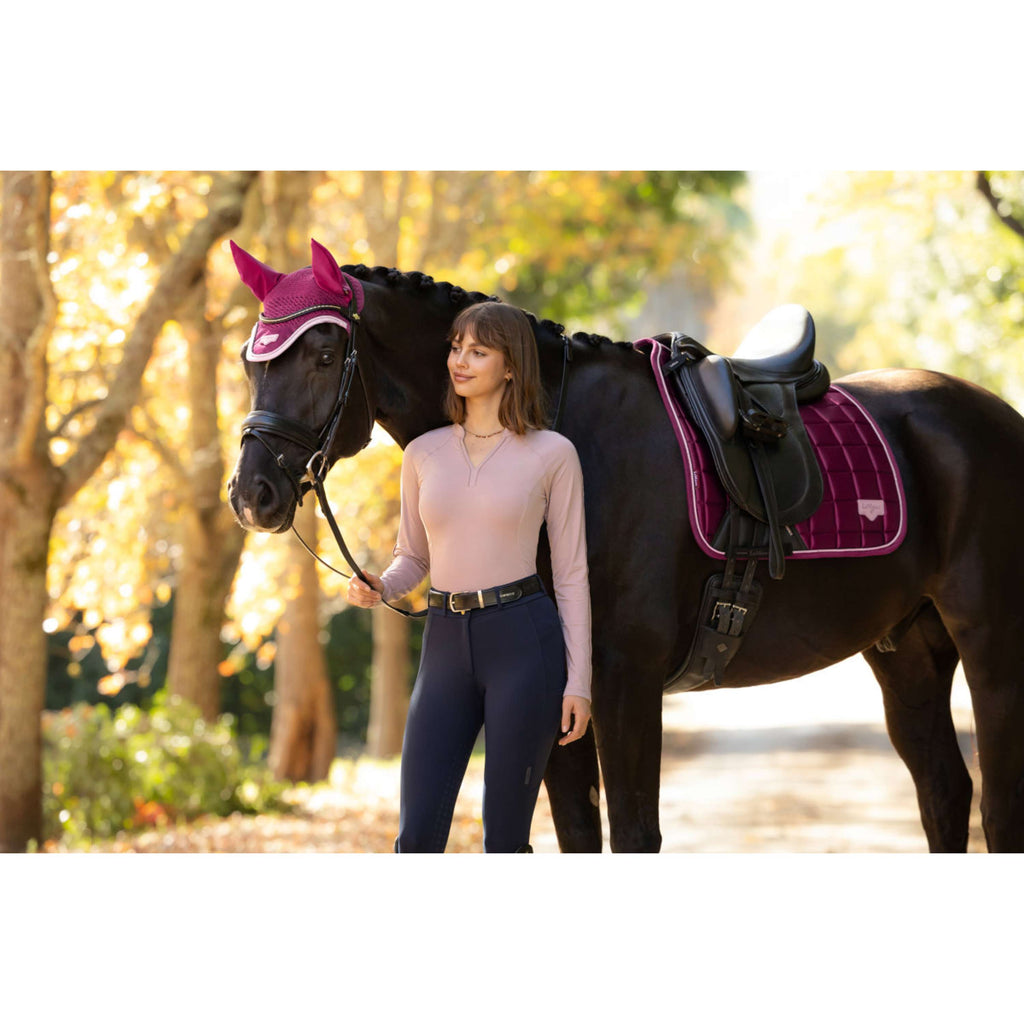 LeMieux Sottosella Loire Classic Square Dressage Blackberry