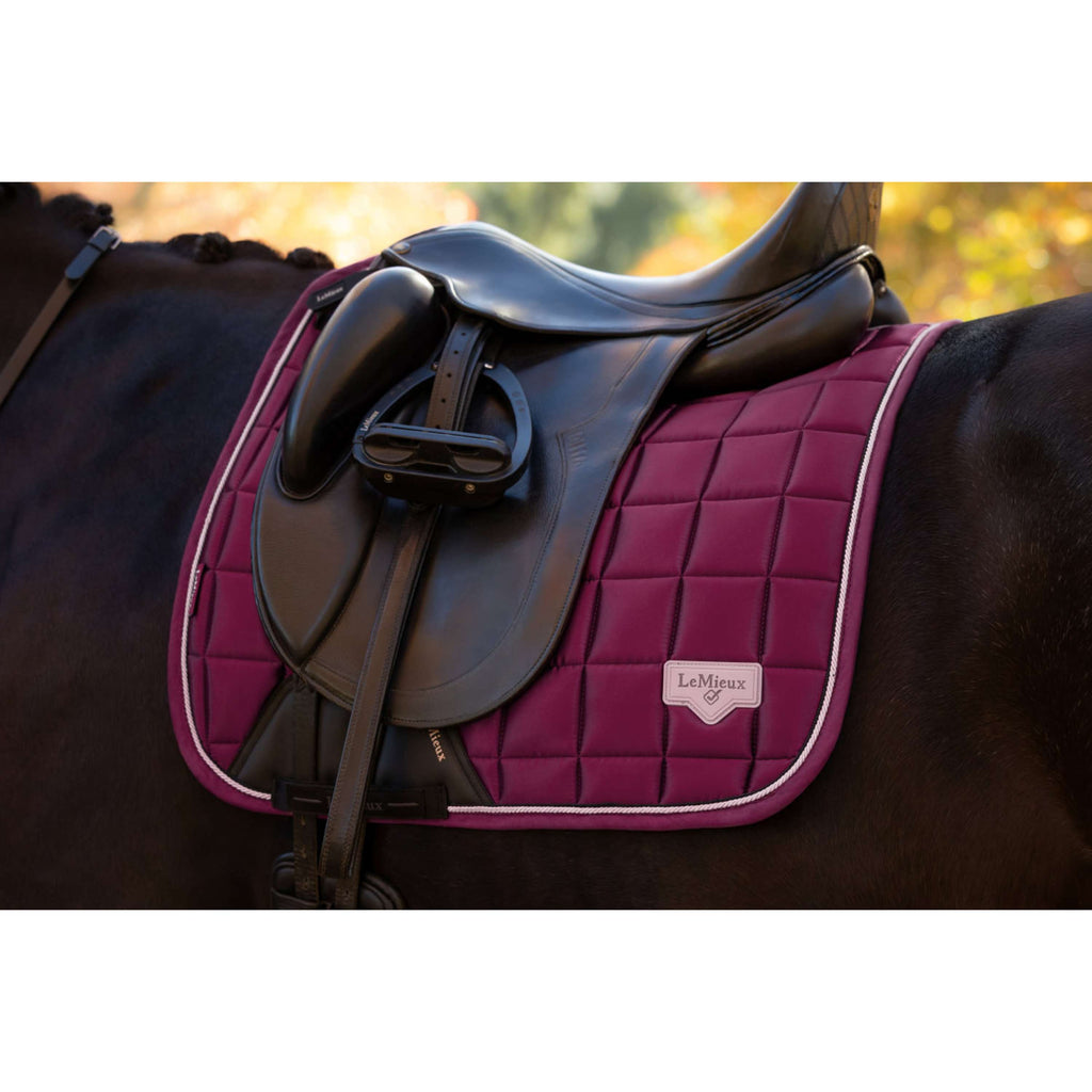 LeMieux Sottosella Loire Classic Square Dressage Blackberry