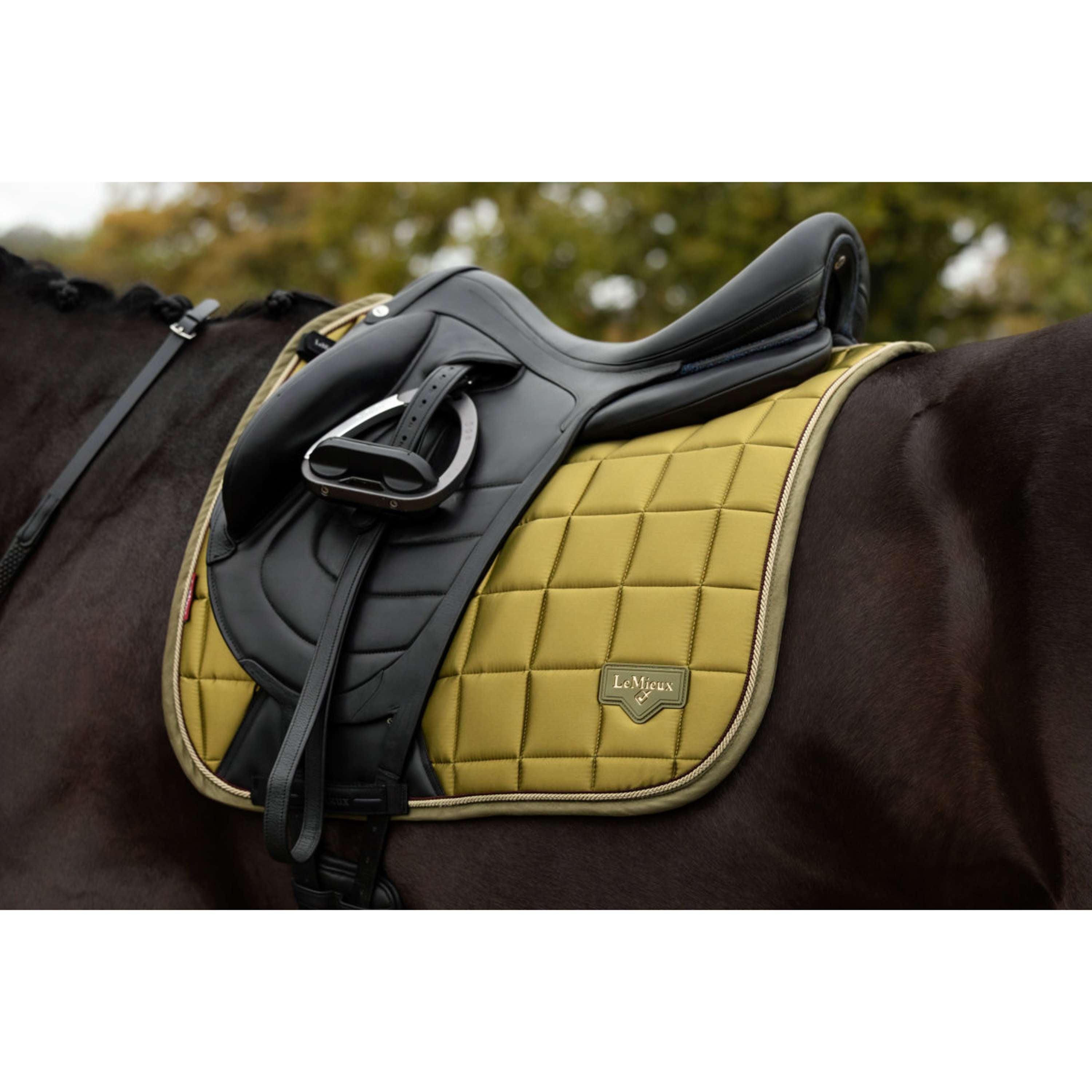 LeMieux Sottosella Loire Classic Square Dressage Gooseberry