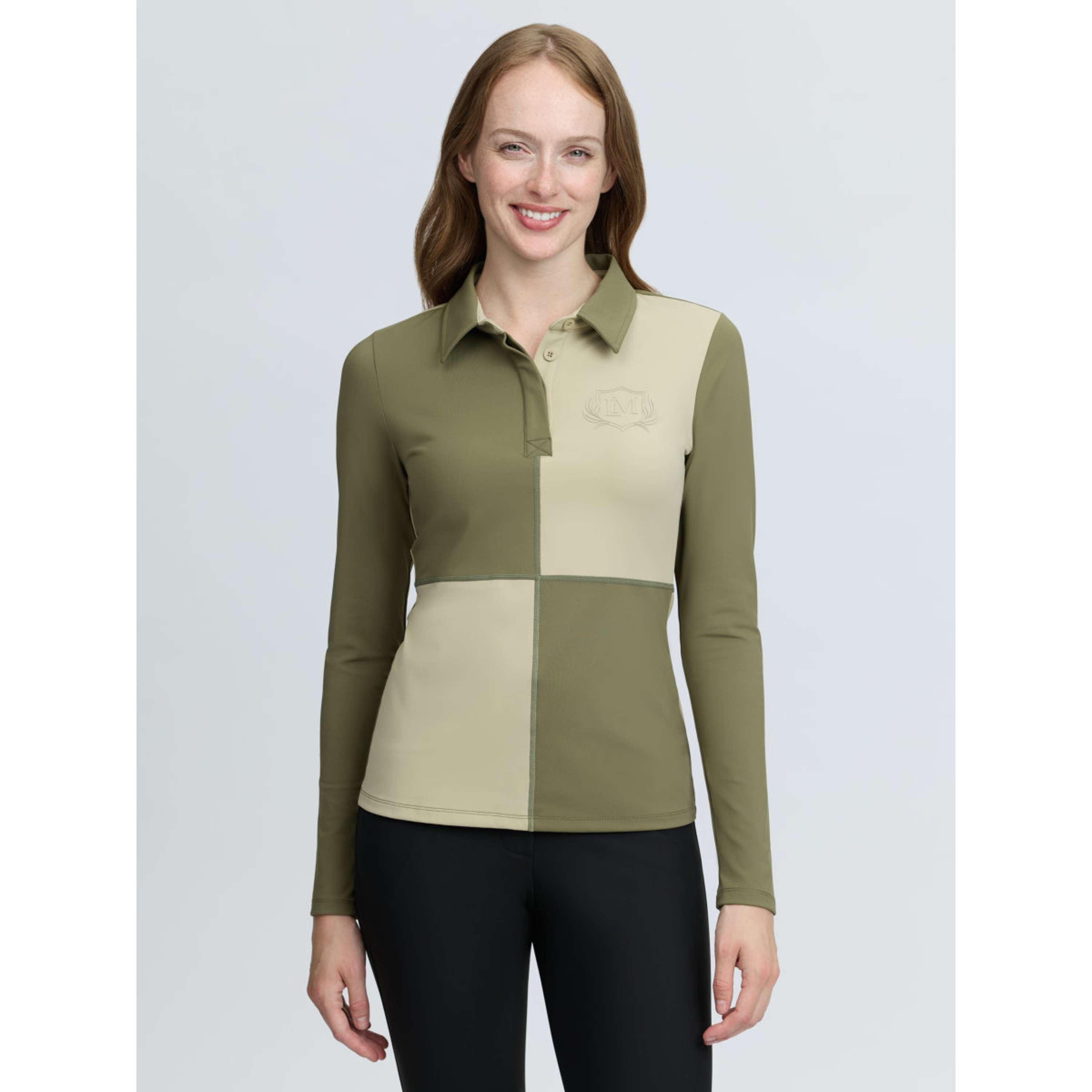 LeMieux Strato di base Harlequin Rugby Willow/Pear