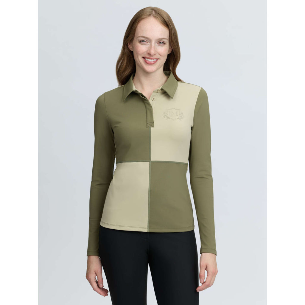 LeMieux Strato di base Harlequin Rugby Willow/Pear
