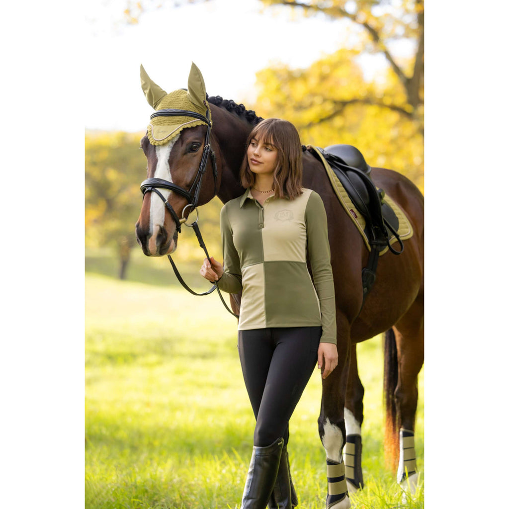 LeMieux Strato di base Harlequin Rugby Willow/Pear